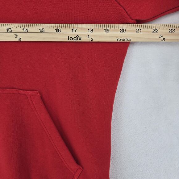 Nike Hoodie Mens Large Pullover Athletic Kangaroo Pocket 836123-657 Swoosh - Picture 6 of 10